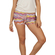 Women's multi waves print shorts