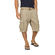 Tokyo Laundry Belvior cargo shorts beige with belt