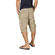 Tokyo Laundry Belvior cargo shorts beige with belt