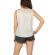 Sleeveless top white with lace back detail