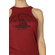 Obey Lady Liberty ribbed tank red