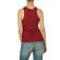Obey Lady Liberty ribbed tank red