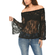 AX Paris Bardot lace top black