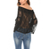 AX Paris Bardot lace top black