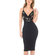 AX Paris embroidered strap dress black