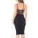 AX Paris embroidered strap dress black