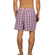 Gerry North men's plaid swim shorts purple