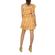 Migle + me Oranges one shoulder mini dress