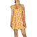 Migle + me Oranges one shoulder mini dress