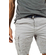 Men's striped cargo shorts grey