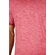 Men's longline t-shirt red melange