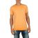 Men's longline t-shirt orange melange