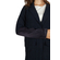 Soft Rebels Diamant long jacket navy