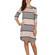 Soft Rebels Lilly striped dress white-navy-bordeaux