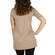 Women's asymmetrical top beige