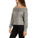 Ryujee Pina cold shoulder jumper grey melange