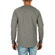 Humanism sweatshirt with rips grey melange