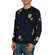 Minimum Moxham jacquard jumper navy melange