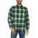 Obey Aiden flannel plaid shirt green