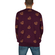 Obey Shepard rose men's sweater eggplant