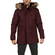 Men's hooded parka wine