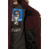 Men's hooded parka wine