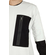 Humanism double layer top white-black