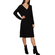 Soft Rebels Eris wrap dress black