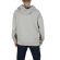 Men's longline hoodie light grey