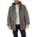 Men's hooded parka jacket grey