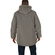 Men's hooded parka jacket grey