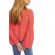 Free People Damsel cotton pullover coral