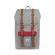 Herschel Supply Co. Little America backpack light khaki crosshatch/shadow/brick red