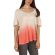 Free People Sun dial ombre tee coral