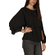 Ryujee Thor ruffled cape top black