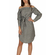 Soft Rebels Charnett Bardot dress linen dress grey