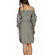 Soft Rebels Charnett Bardot dress linen dress grey