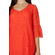 Soft Rebels Pia bell sleeve lace dress in hot coral