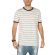Anerkjendt Ove striped t-shirt white-navy