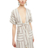 Free People Monday midi striped dress stone