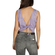 Pepaloves Irena tie open back crop top lilac