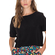 Pepaloves Agueda wrap back top black