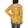 Rut & Circle Eleonor Singoalla Bardot top floral yellow