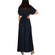 Rut & Circle Vivian long dress dark navy