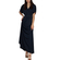 Rut & Circle Vivian long dress dark navy