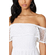 Rut & Circle Li off shoulder lace dress white