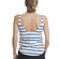 Thinking Mu aquarela striped women's tank