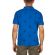 Beneto Maretti printed pique polo shirt electric blue