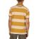 Beneto Maretti striped pique polo shirt mustard