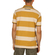 Beneto Maretti striped pique polo shirt mustard